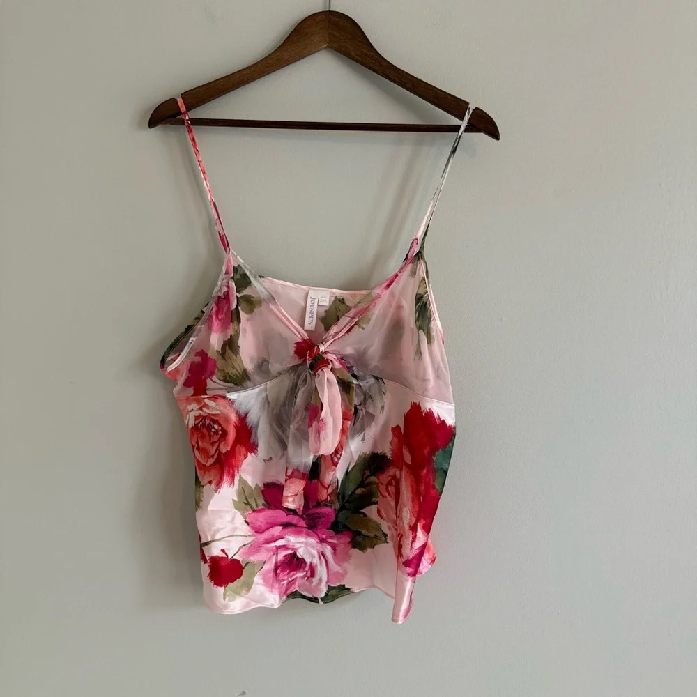 Floral Pink Camisole/Shorts Set
